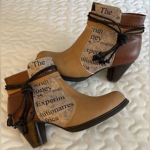 New Nine West Ankle Boot Sz Euro 38/US 8